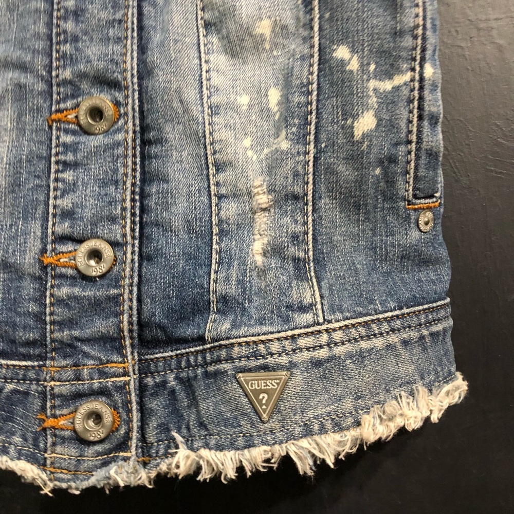 π»GUESSπ» Denim Vest - Picture 9 of 11